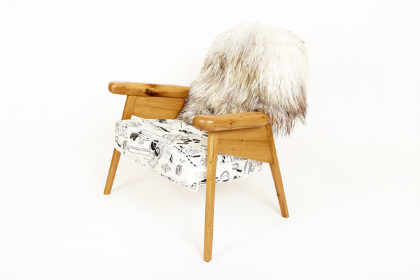 Fuzzy Captain Chair