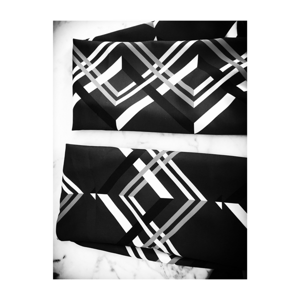 Blue Zig Zag Scarf