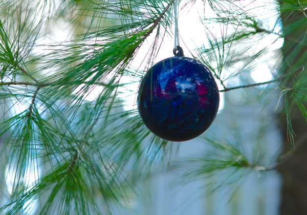 Josh Simpson Glass Ornament