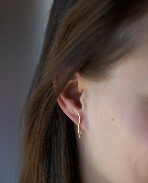 Calligraphic Ear Pins