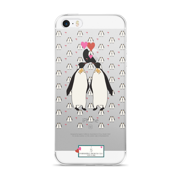 Penguin Power iPhone Case