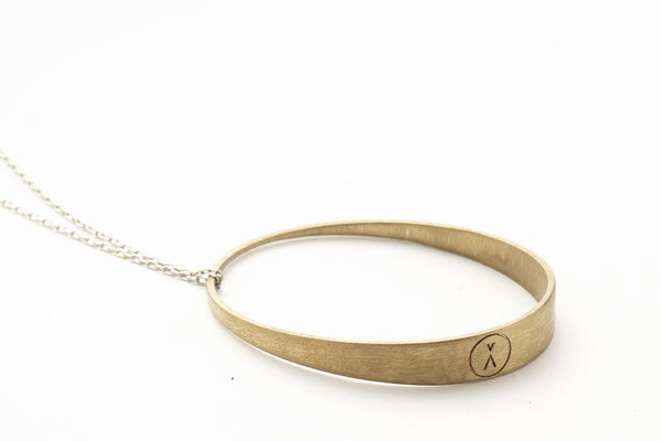 Hollow Necklace, Oval