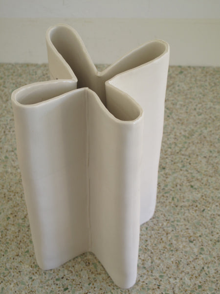 Plus Vase, White