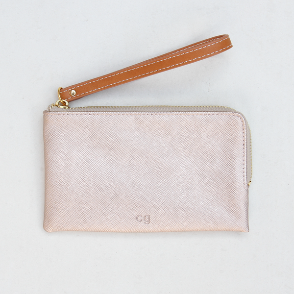 Rose Gold Wristlet