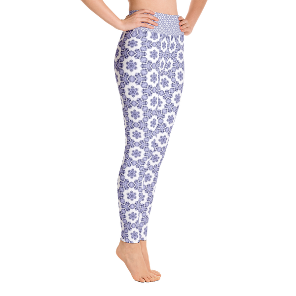 china Blue Yoga Leggings