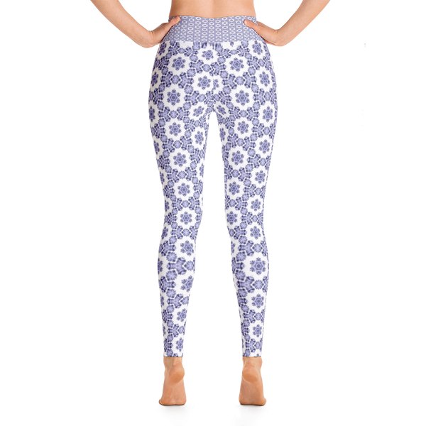 china Blue Yoga Leggings
