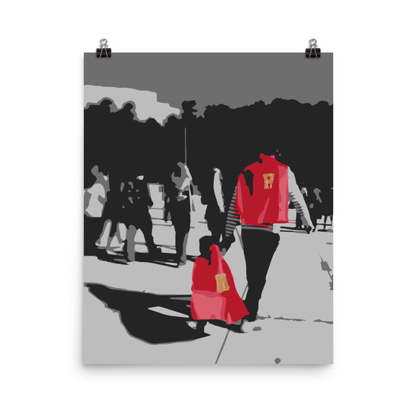Photo paper poster