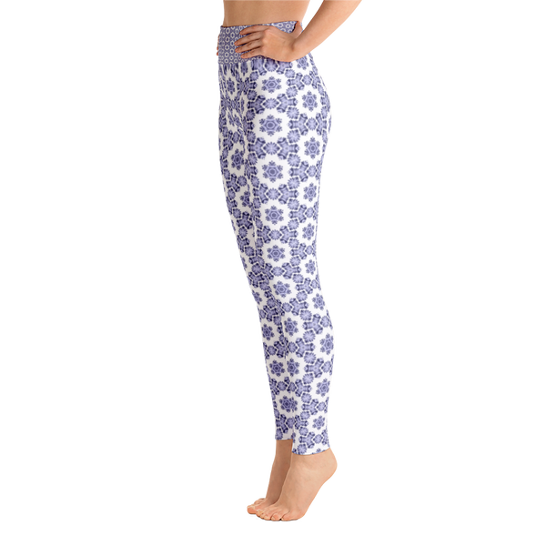 china Blue Yoga Leggings